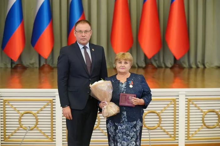 Награждение Утробина Л.И.